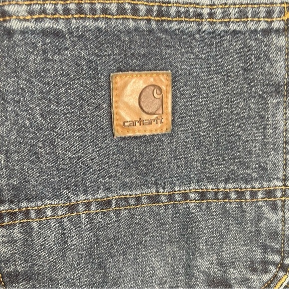 Carhartt Dungaree Fit jeans Pants Cargo Utility carpenter 33 X 32 - Picture 4 of 6